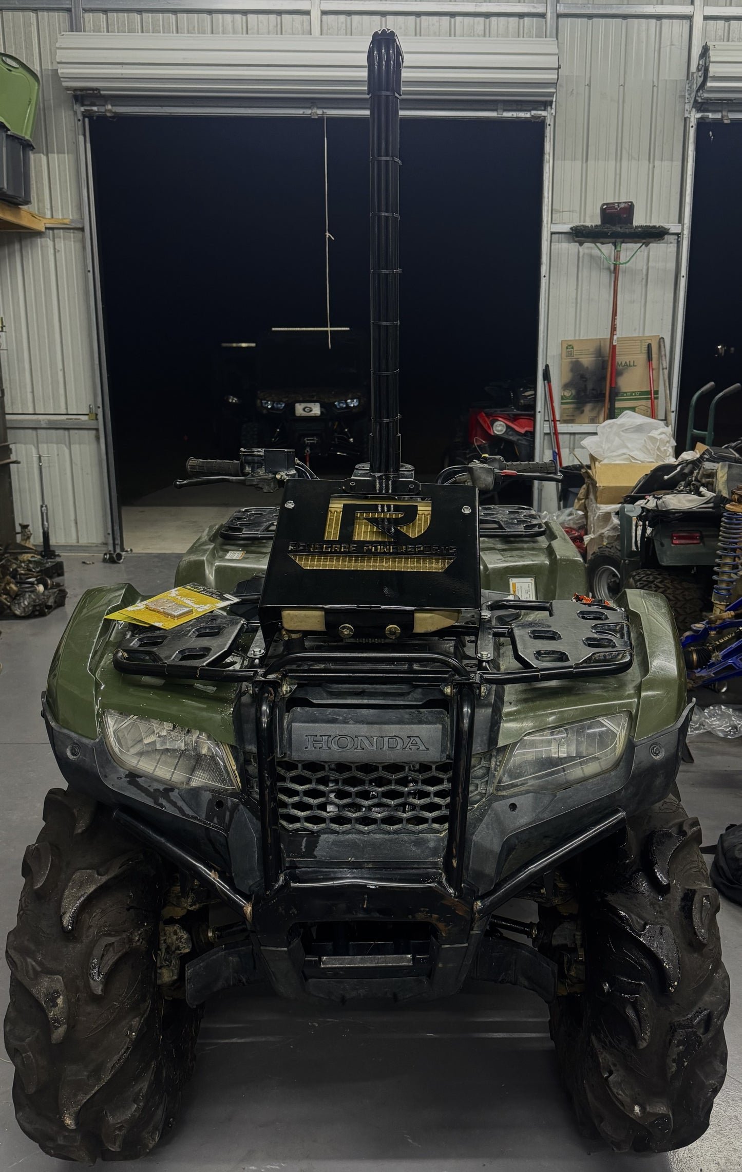 Radiator Lift with Center Snorkel Bracket