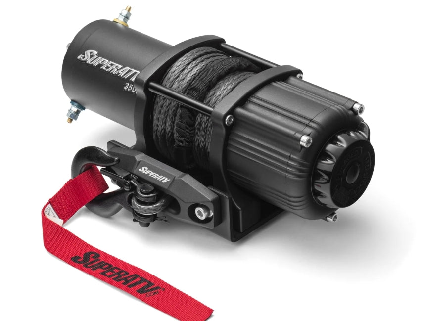 3500 Lb. UTV/ATV Winch (With Wireless Remote & Synthetic Rope)