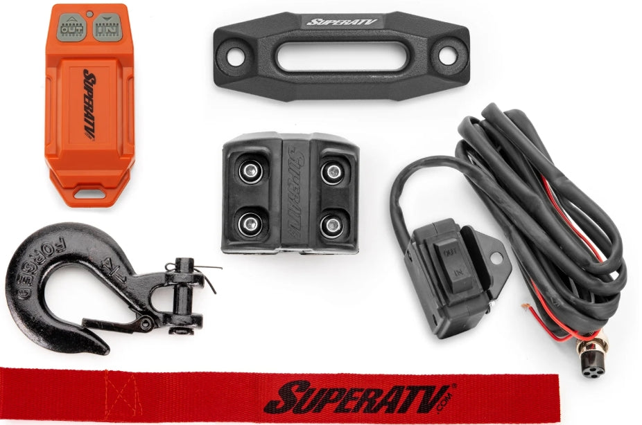 3500 Lb. UTV/ATV Winch (With Wireless Remote & Synthetic Rope)