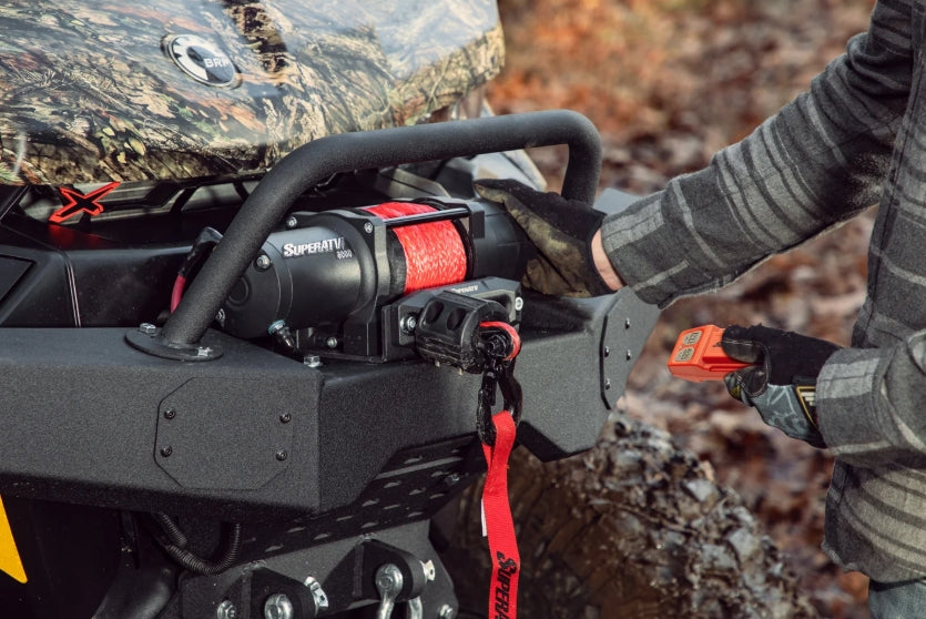 2500 lb. UTV/ATV Winch (With Wireless Remote & Synthetic Rope)