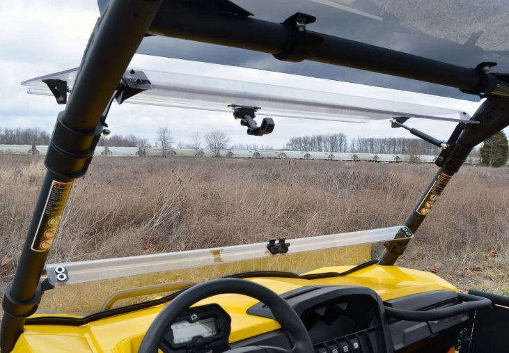 Can-Am Commander Flip Windshield