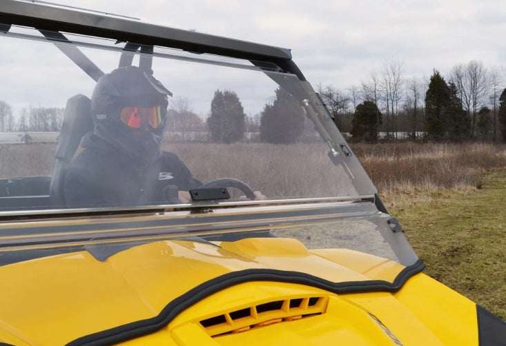 Can-Am Commander Flip Windshield