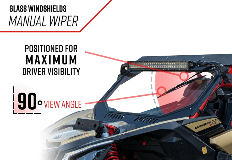Can-Am Maverick Sport Glass Windshield