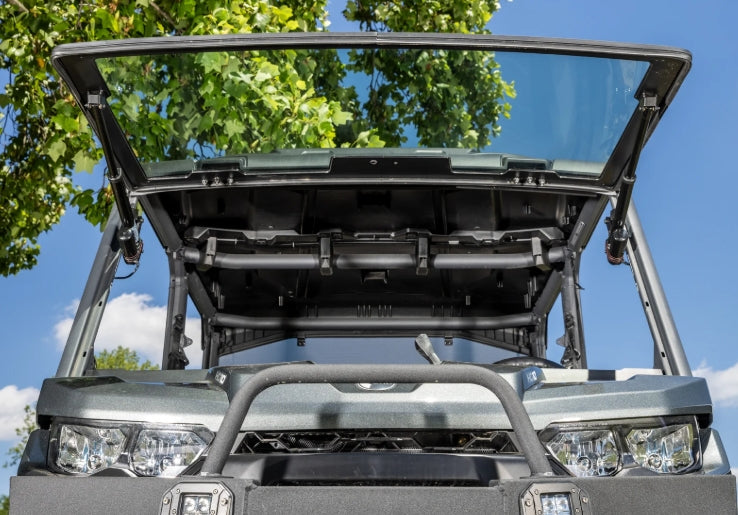 Can-Am Defender MaxDrive Power Flip Glass Windshield