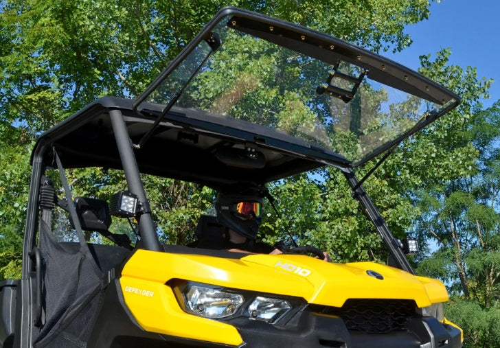 Can-Am Defender Flip Windshield