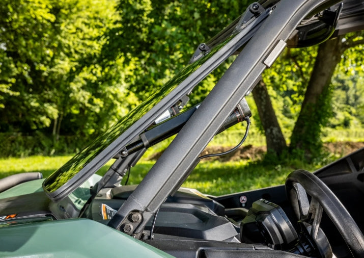 Can-Am Commander MaxDrive Power Flip Glass Windshield