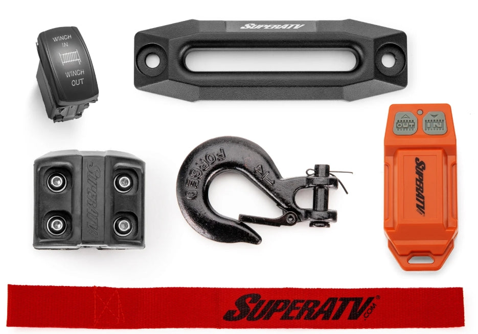 6000 Lb. UTV/ATV Winch (With Wireless Remote & Synthetic Rope)