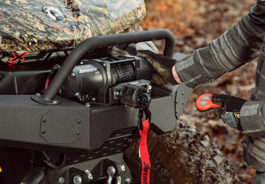6000 Lb. UTV/ATV Winch (With Wireless Remote & Synthetic Rope)