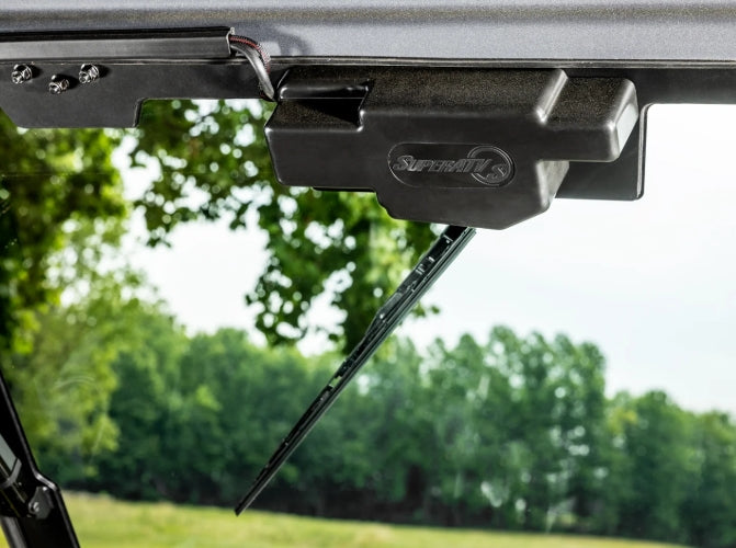 Electric UTV Windshield Wiper Kit for SuperATV MaxDrive Power Flip Glass Windshields