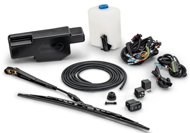 Electric UTV Windshield Wiper Kit for SuperATV MaxDrive Power Flip Glass Windshields