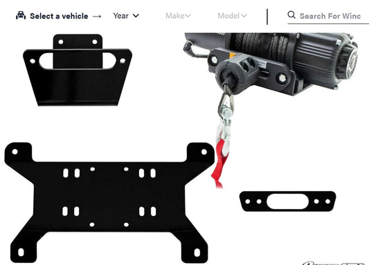 Can-Am Maverick Winch Mounting Plate