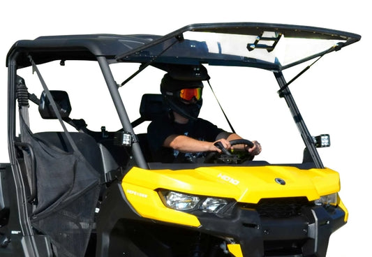 Can-Am Defender Flip Windshield