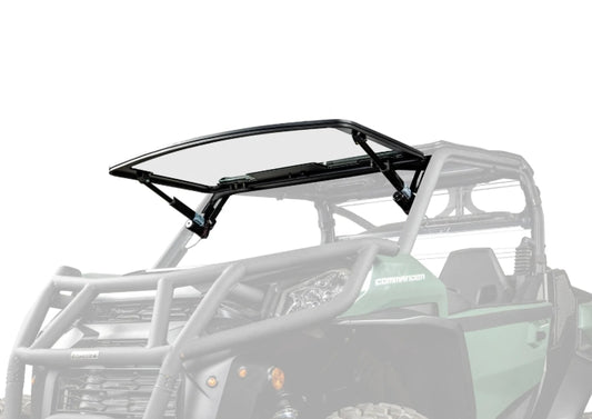 Can-Am Commander MaxDrive Power Flip Glass Windshield